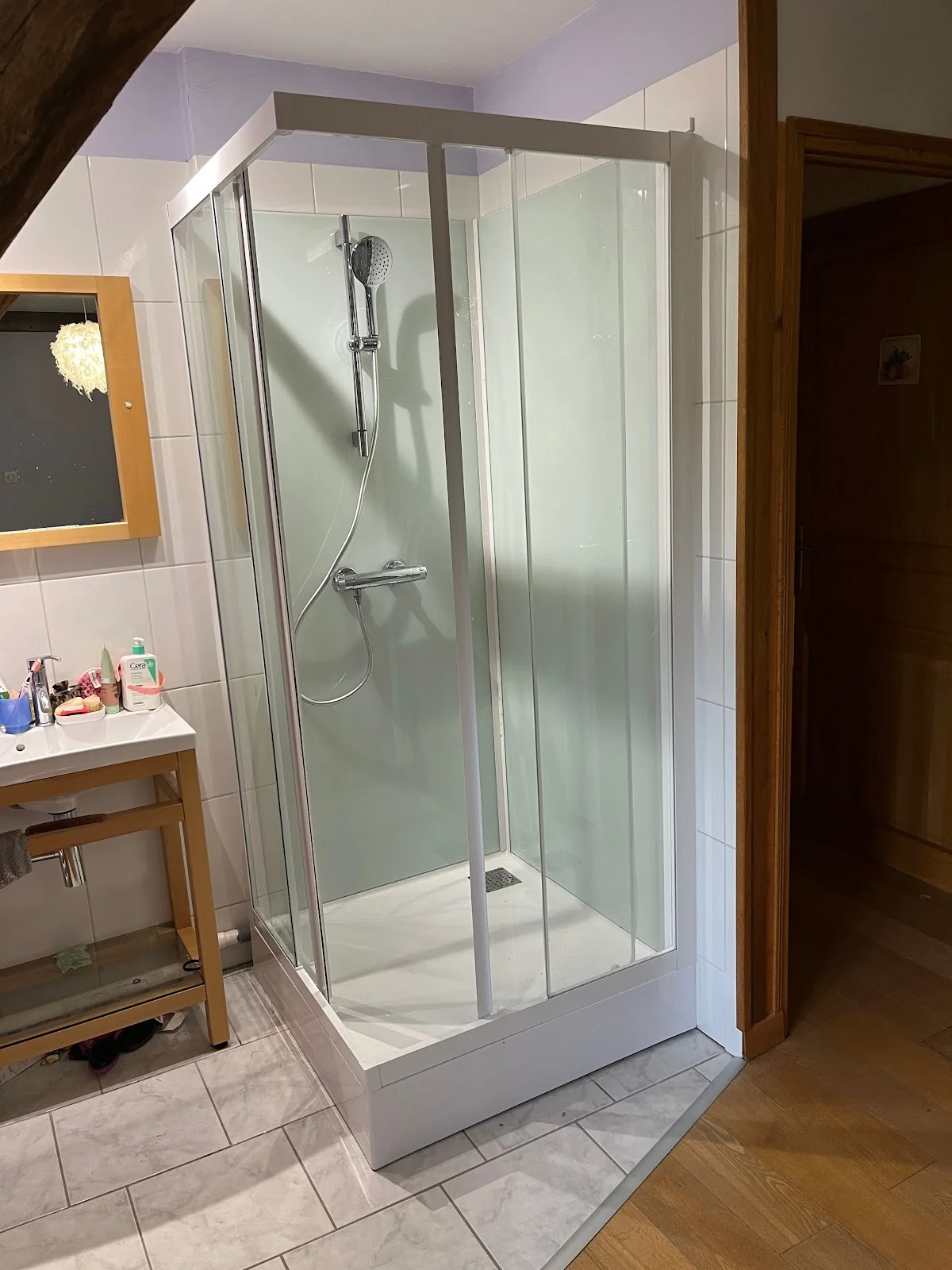 Cabine de douche mansardée H2eau